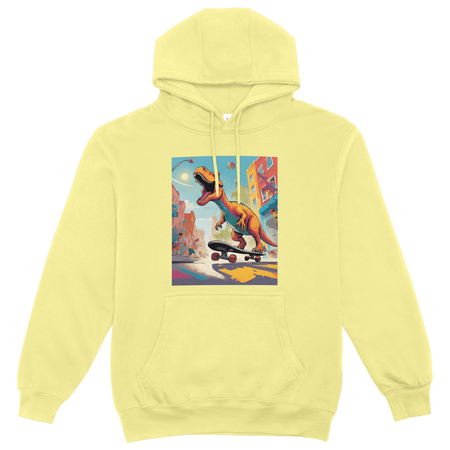 Dino Skateboarding Hoodie
