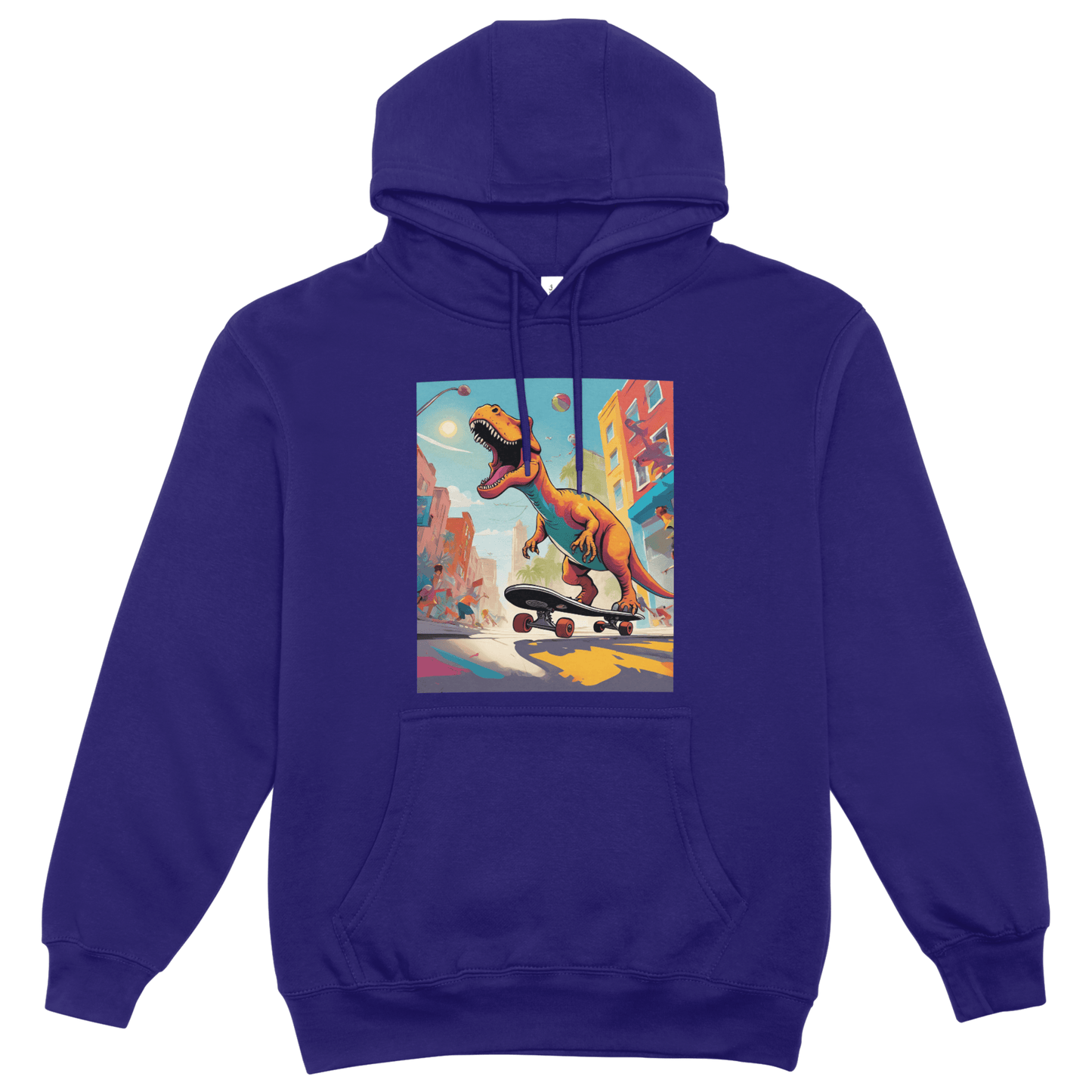 Dino Skateboarding Hoodie