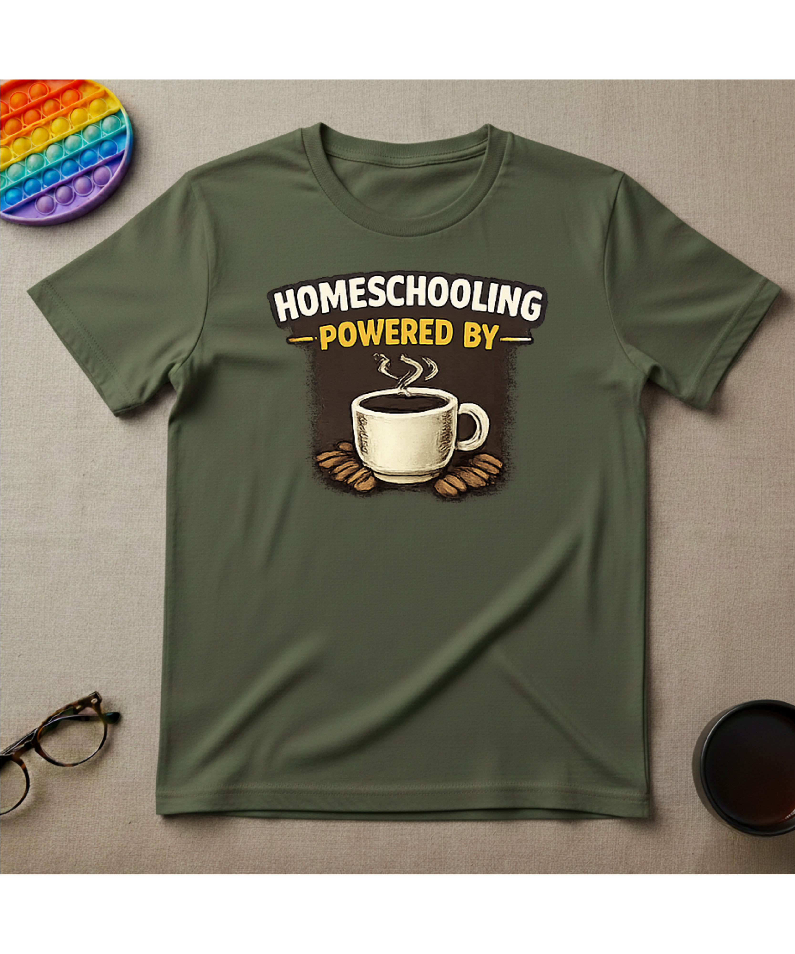 Homeschool Coffee T-Shirt