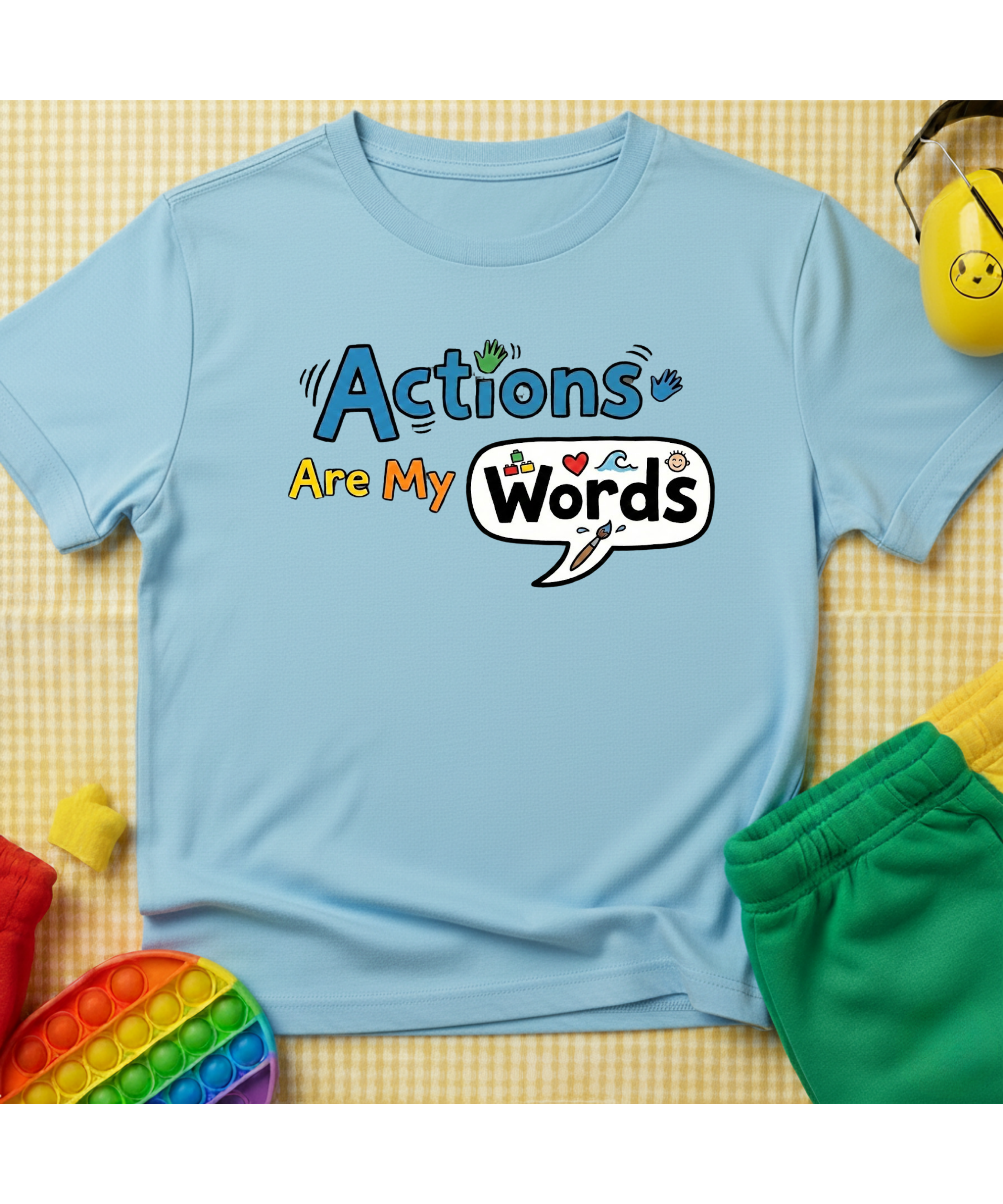Actions Words T-Shirt